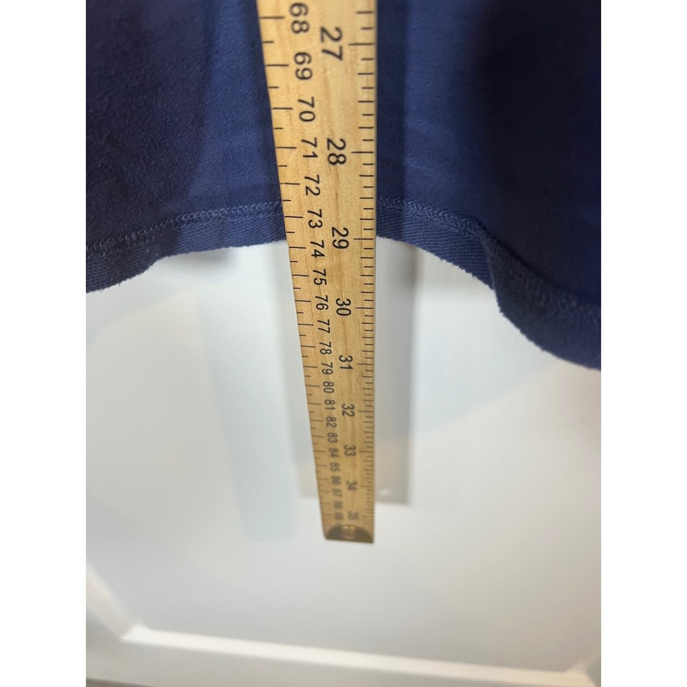 Soft Surroundings Womens Pullover Asymmetrical Button Collar Blue 1X - Picture 6 of 7